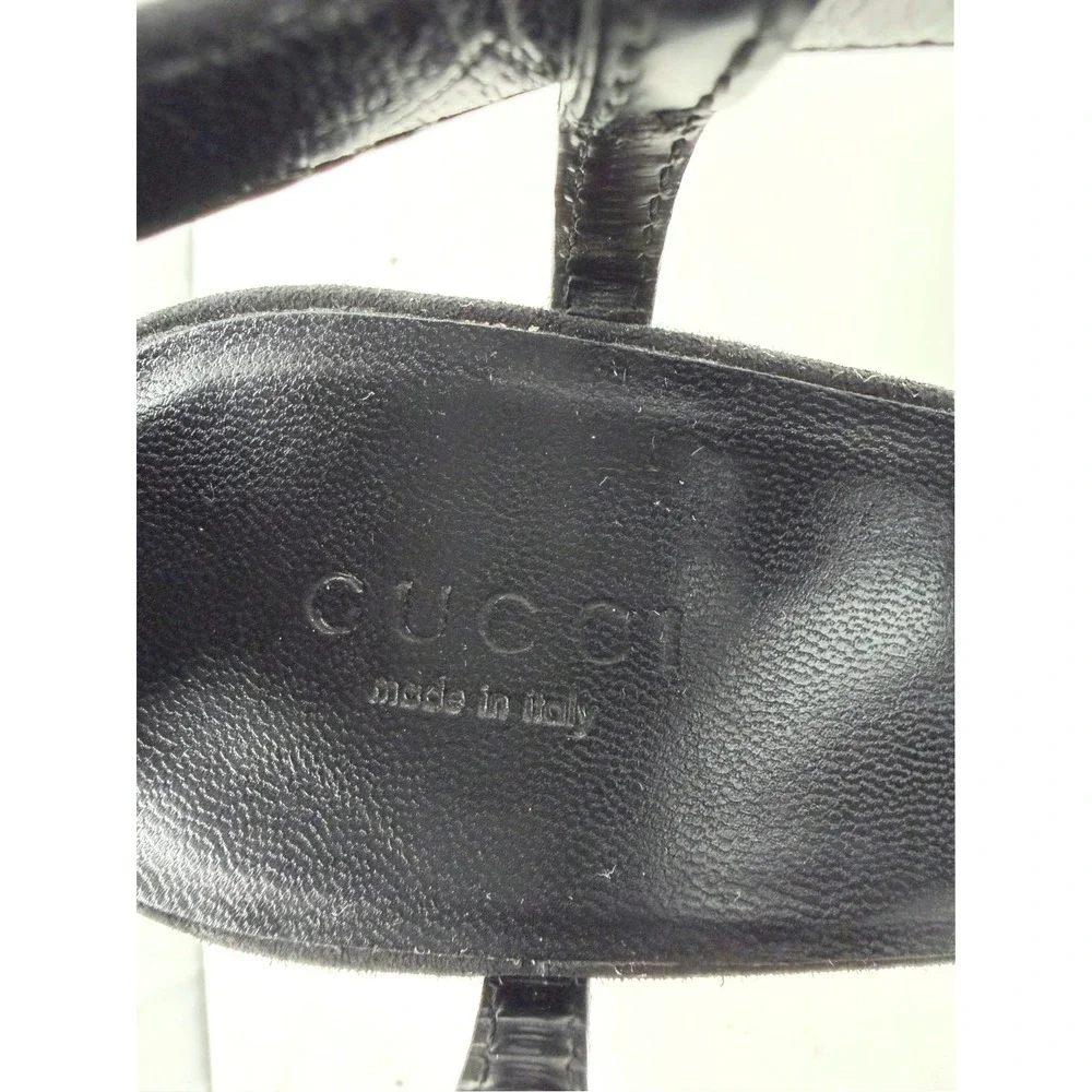 Gucci Frida Giannini SS 2010 Runway Black Cage Platform Heels 37